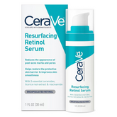 CeraVe Retinol Serum for Post-Acne Marks and Skin Texture | Pore Refining, Resurfacing, Brightening Facial Serum with Retinol and Niacinamide | Fragrance Free, Paraben Free & Non-Comedogenic| 1 Oz