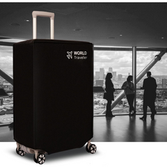 Travel Luggage Cover Suitcase Protector for Wheeled Suitcase,Scratch-Resistant,Waterproof Baggage Covers, Luggage Trolley Case Cover, Fits Most 20" to 30" (24-Inch)