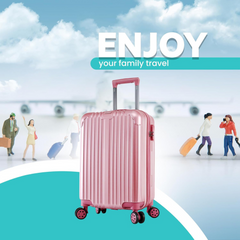 Trolley Luggage Hardside Build With TPC Material Best Trendy Suitcase 360 Rotating Wheels And Number Lock System Travel Suitcase