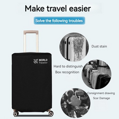 Travel Luggage Cover Suitcase Protector for Wheeled Suitcase,Scratch-Resistant,Waterproof Baggage Covers, Luggage Trolley Case Cover, Fits Most 20" to 30" (24-Inch)