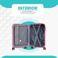 Trolley Luggage Hardside Build With TPC Material Best Trendy Suitcase 360 Rotating Wheels And Number Lock System Travel Suitcase