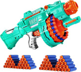 Toy Gun Automatic Electric Toy Foam Blasters & Guns with 40 Foam Bullets, 20-Dart Rotating Drum, Motorized Toys Guns for 6-12 Year Old Boys, Birthday Xmas Gifts for Kids & Teens