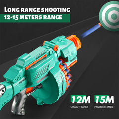 Toy Gun Automatic Electric Toy Foam Blasters & Guns with 40 Foam Bullets, 20-Dart Rotating Drum, Motorized Toys Guns for 6-12 Year Old Boys, Birthday Xmas Gifts for Kids & Teens