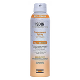 Isdin Fotoprotector Transparent Spray Spf 50 (250Ml) | Wet Skin Sunscreen | Effective On Wet Skin | Instant Cooling And Drying Spray