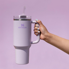 Stanley Quencher H2.0 FlowState Stainless Steel Vacuum Insulated Tumbler with Lid and Straw for Water, Iced Tea or Coffee, Smoothie and More, Orchid, 40 oz