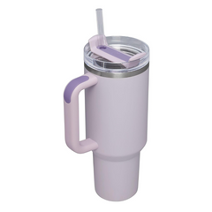 Stanley Quencher H2.0 FlowState Stainless Steel Vacuum Insulated Tumbler with Lid and Straw for Water, Iced Tea or Coffee, Smoothie and More, Orchid, 40 oz