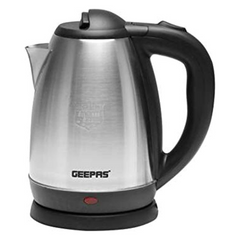Geepas-1.8L Electric Kettle GK5454| Boil Dry Protection and Automatic Cut-Off| Perfect for Boiling Water, Milk, Tea| 1800 W| 2 Years Warranty