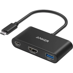 Anker PowerExpand 3in1 Multifunction USB-C PD Hub, Grey