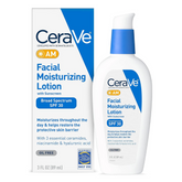 CeraVe Facial Moisturizing Lotion AM SPF 30, 3 oz, Daily Face Moisturizer with SPF