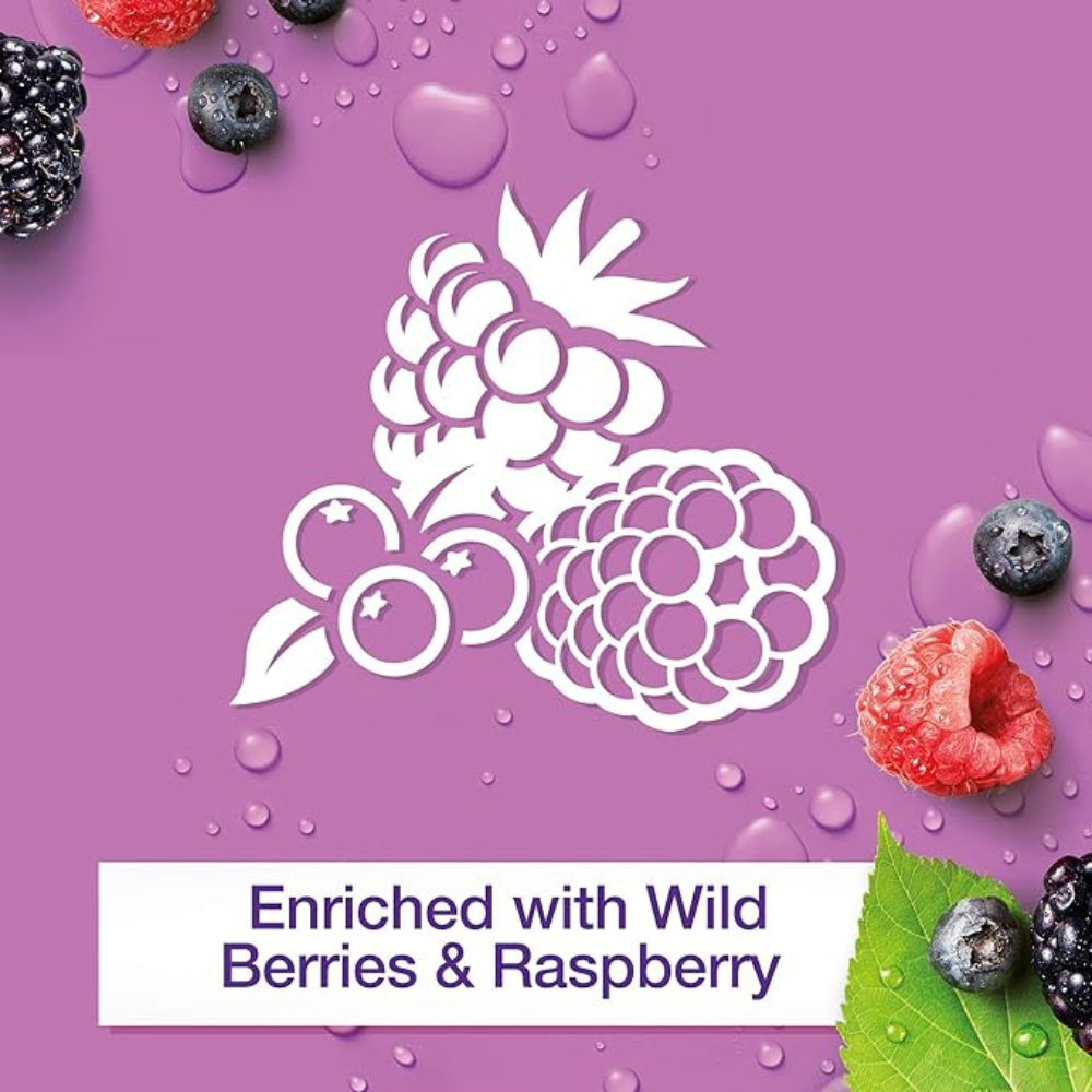 Johnson's Body Lotion - Vita-Rich, Replenishing Raspberry 400ml