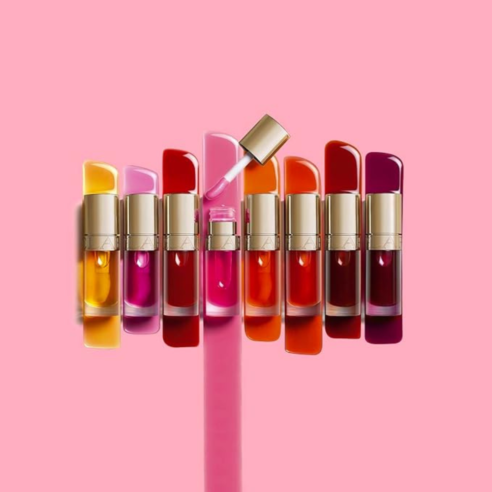 Clarins Lip Comfort Oil | Soothes,Comforts,Hydrates&Protects Lips | Sheer,High Shine Finish | Visibly Plumps | 93% Natural Ingredients | Organic Sweetbriar Rose Oil,Rich in Omega-6&Omega-3,03 - Cherry