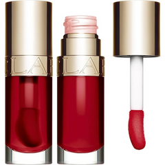 Clarins Lip Comfort Oil | Soothes,Comforts,Hydrates&Protects Lips | Sheer,High Shine Finish | Visibly Plumps | 93% Natural Ingredients | Organic Sweetbriar Rose Oil,Rich in Omega-6&Omega-3,03 - Cherry