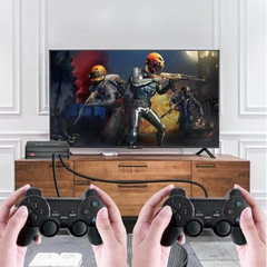 Labymos Laptop gaming console MD 10000 FD retro video game player with 3D joystick dual player TV game box HD AV Output Wifi 4K Retro Game Player Classic