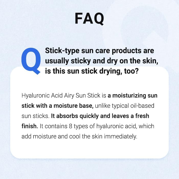 ISNTREE HYALURONIC ACID AIRY SUN STICK