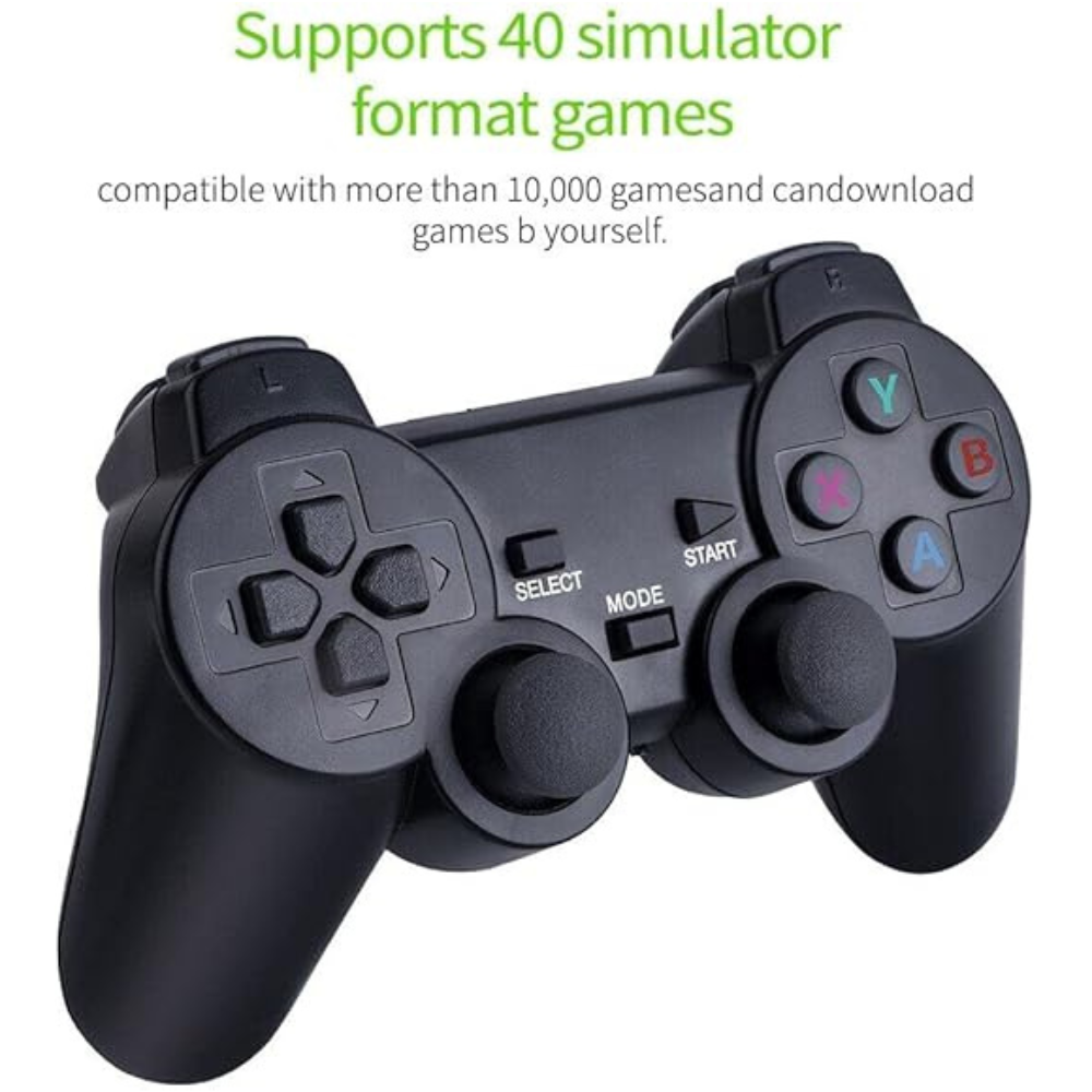 Labymos Laptop gaming console MD 10000 FD retro video game player with 3D joystick dual player TV game box HD AV Output Wifi 4K Retro Game Player Classic