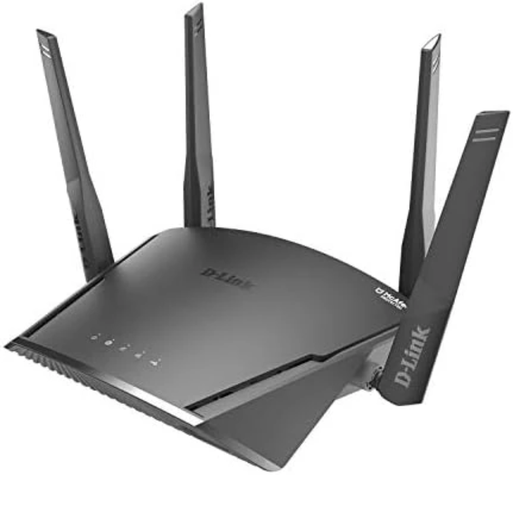 D-Link DIR-1960 AC1900 EXO Smart-Mesh-WLAN-Router (2,4 und 5 GHz, 2,600 Mbit/s, 802,11a / b/g/n/ac, 2 x USB 3,0 und 2,0, 4 x 10/100/1000 LAN-Anschluss