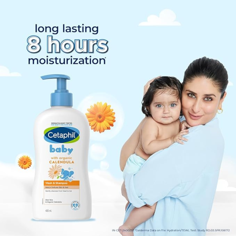 Cetaphil Baby Wash & Shampoo 13.5OZ