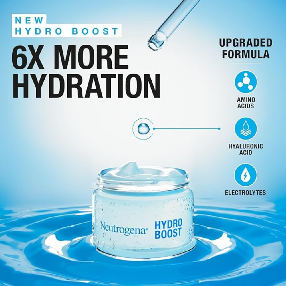 Neutrogena Face Moisturizer Water Gel, Hydro Boost, 50ml