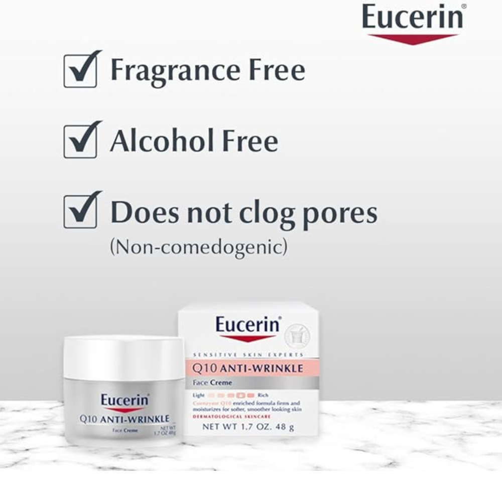 Eucerin Q10 Anti-Wrinkle Face Creme 48g