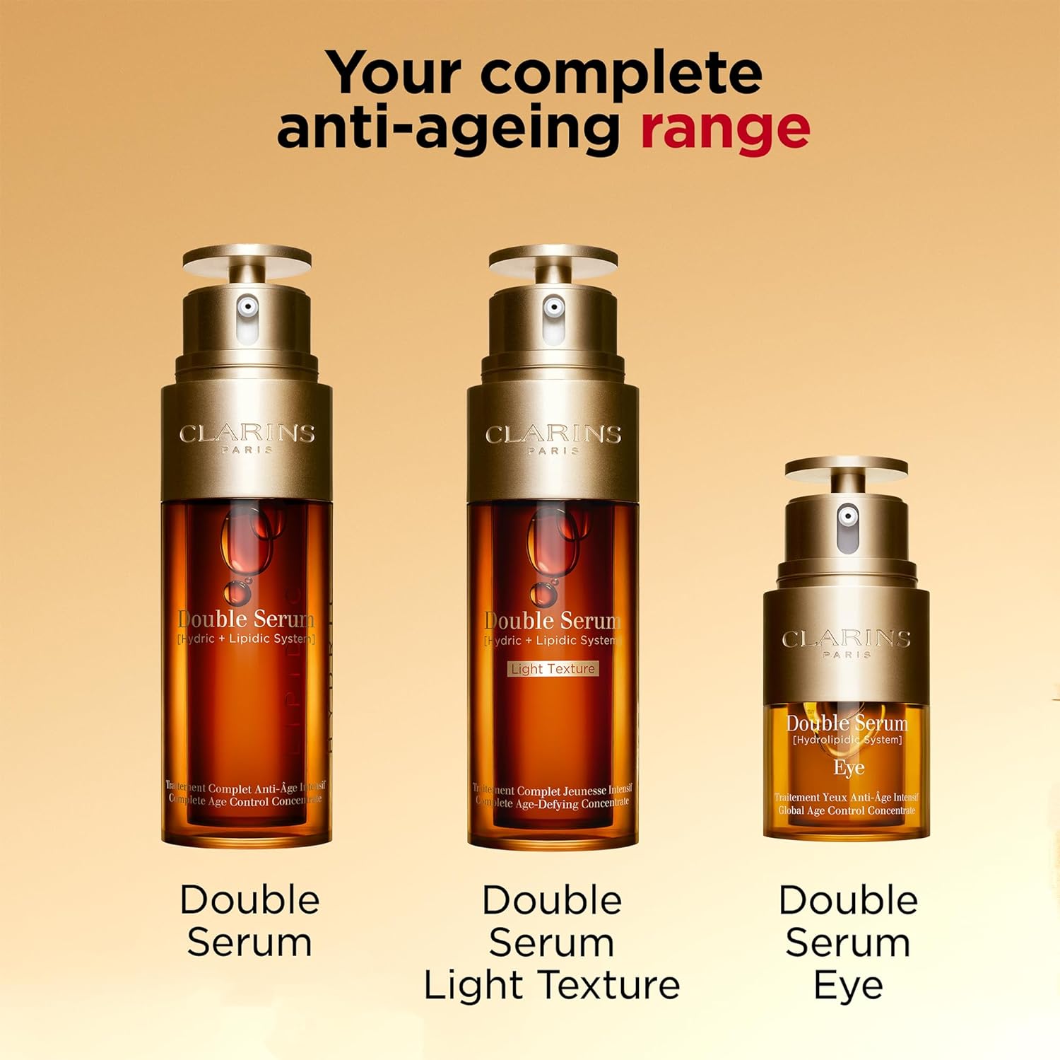 Clarins Double Serum Lotion Complete Age Control Concentrate, 50 ml