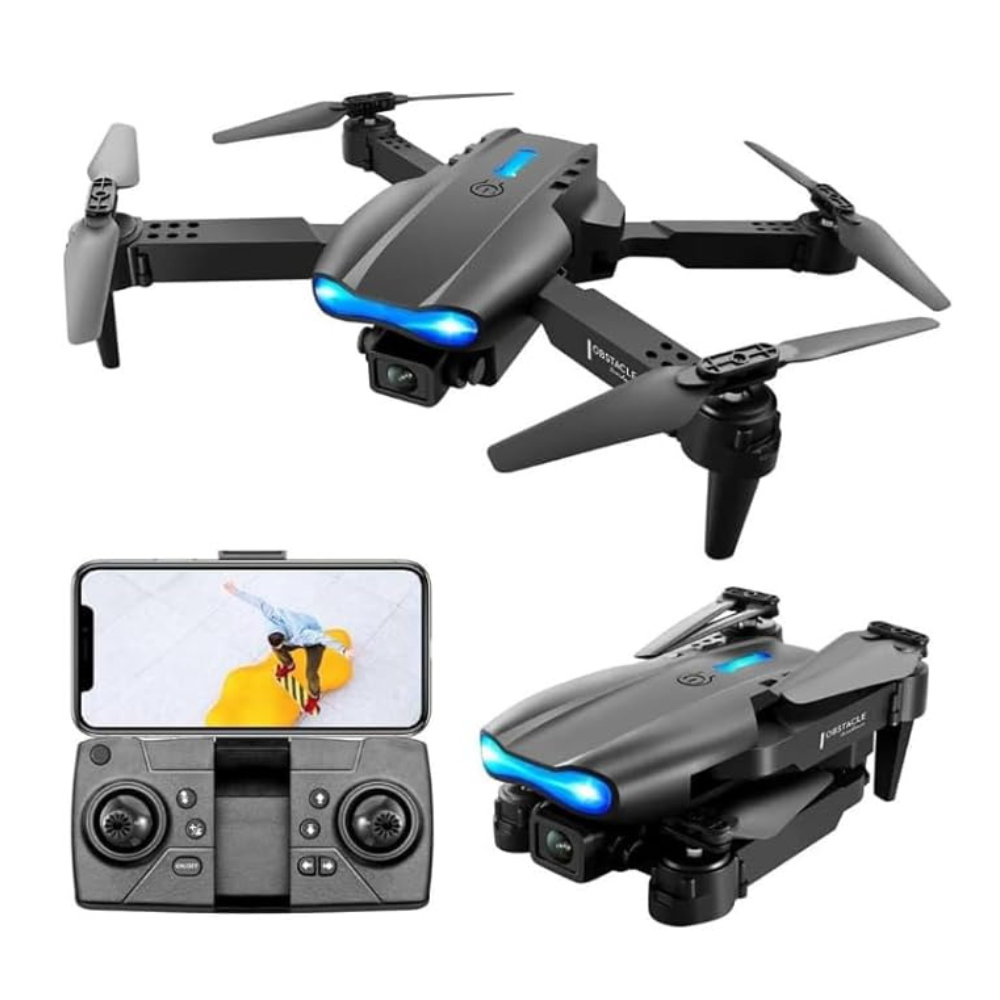 E99 PRO Drone Professional 4K HD Dual Camera Automatic Obstacle Avoidance Foldable Height Keep Mini Helicopter